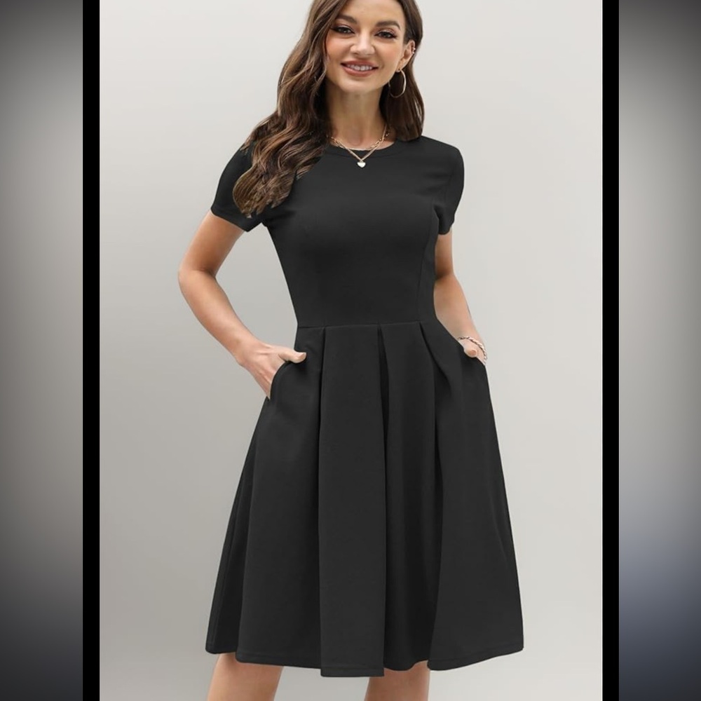 LuLaRoe Classic Black Midi Dress